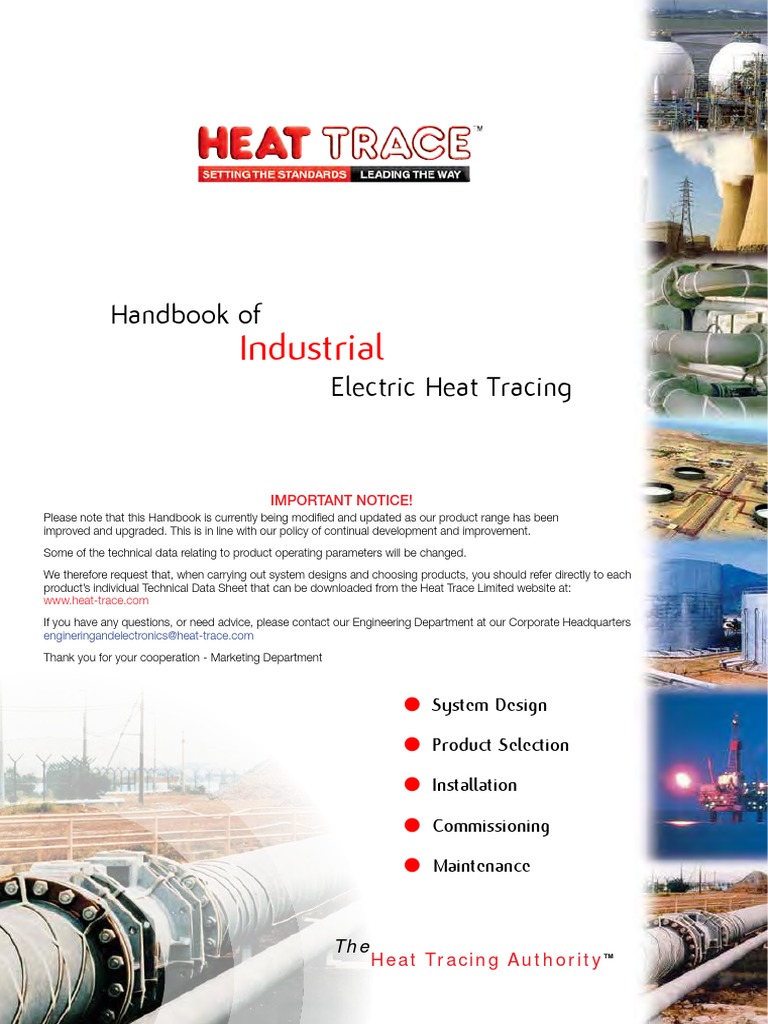 Industrial Electric Heat Tracing Guide | PDF | Oil | Steam