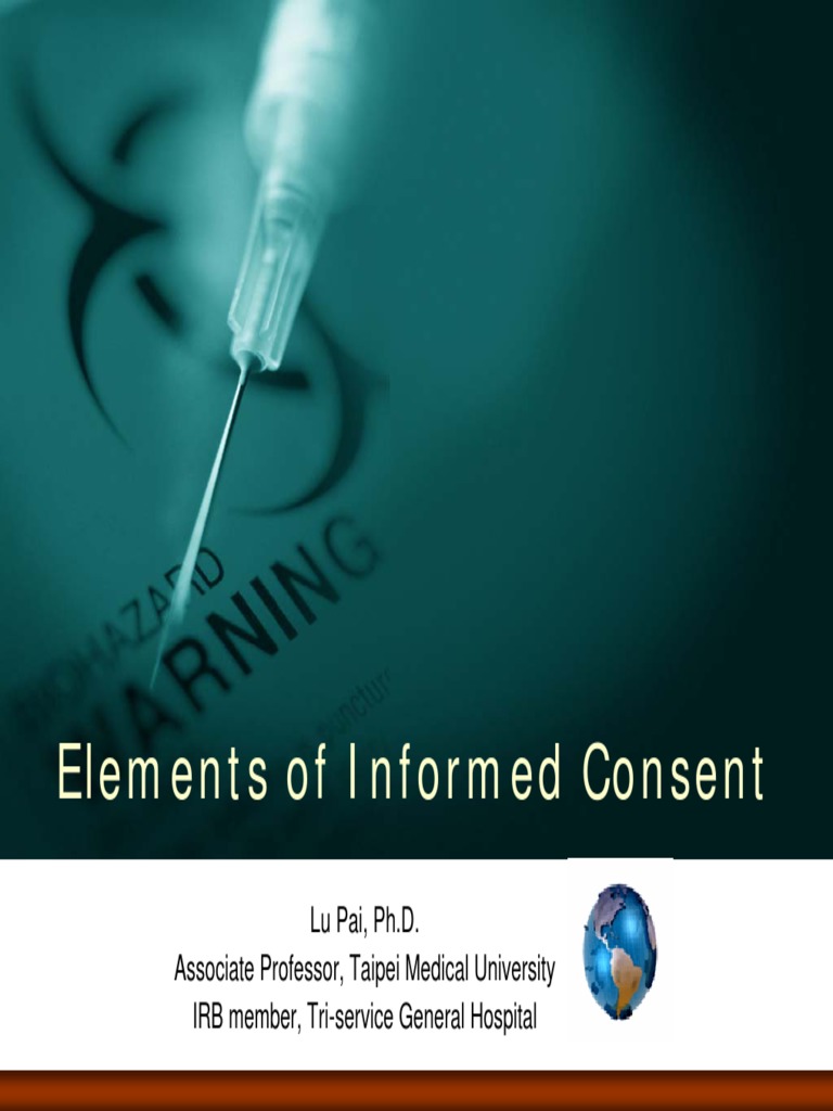 Fundamental Elements Of Informed Consent