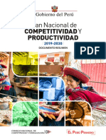 Plan Nacional de Competitividad y Productividad PNCP