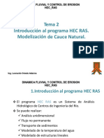 INTRODUCCION - HEC - RAS - Modelización de Cauce Natural