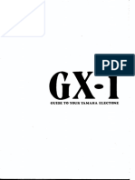 Yamaha GX-1 Owners Manual