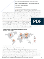 Stretch and Shrink Film Market - Innovations & Competitive Analysis - Forecast