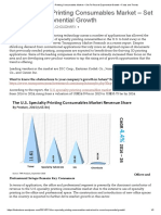 U.S. Specialty Printing Consumables Market - Set To Record Exponential Growth