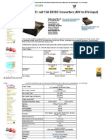 48 Volt To 12 Volt DC - DC Converter, 40 To 65 Volt Input, 200 Watt, Heavy Duty, Military Marine and Industrial Grade, 12V, 13.8V Output