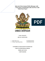 MATERI 1, Pengertian Pengauditan Dan Profesi Akuntan Publik, Hubungan Audit Dengan Disiplin Ilmu Yang Lainnya, Perkembangan Audit, Dan Peran Audit Dalam Suatu Negara