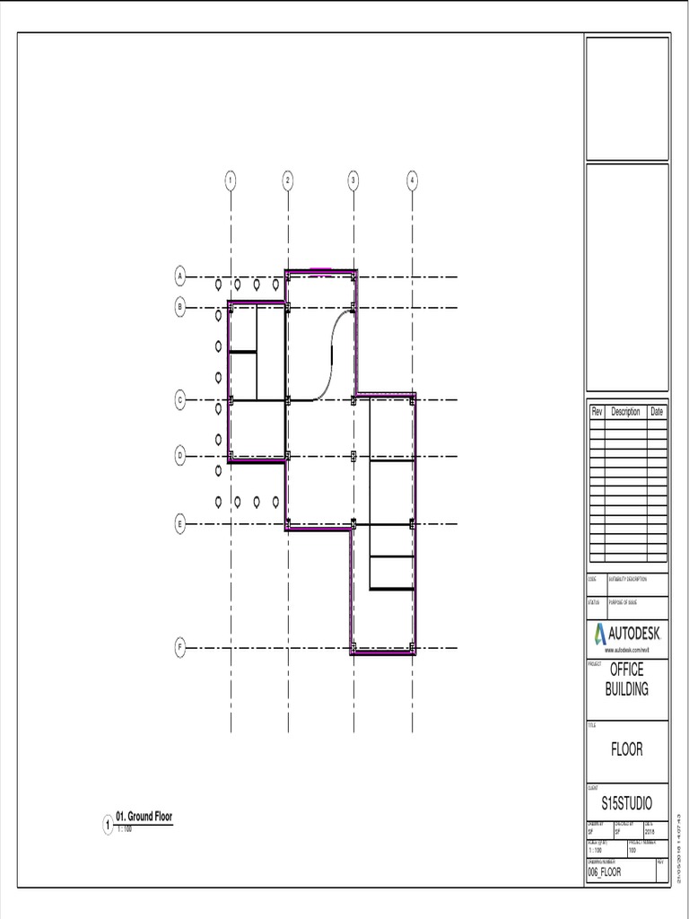 Office Building: 01. Ground Floor 1 | PDF