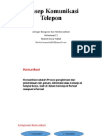 Jarkomtel - P 11 - Konsep Komunikasi Telepon