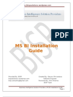 MS BI Installation Guide