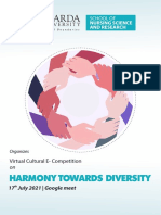 HARMONY TOWARDS DIVERSITY Brochure