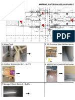 Mapping Water Leakage (Haji Nawi Station) - 02 April 2019: 1. Water Tank 2. SW Entrance