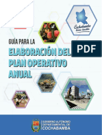 5471 Plan Operativo Cochabamba