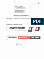 Application Items That Requires Bridgestone Brand Color