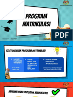 Prospektus Program Matrikulasi KPM 2021