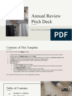 Annual Review Pitch Deck by Slidesgo