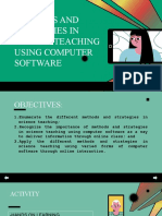 Methods and Strategies in Science Teaching Using Computer Software