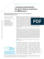 L'insuffisance Ovarienne Prématurée Et La Diminution de La Réserve Ovarienne: Quelles Sont Les Différences ?