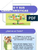 Características y tipología de los textos