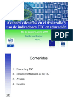 Indicadores TIC Educacion CEPAL