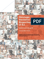Strategic Business Reporting (SBR) (UK) : Syllabus and Study Guide
