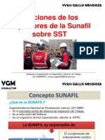 Funciones de Los Inspectores de La Sunafil Sobre SST