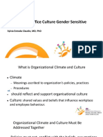 Making Your Culture Gender-Sensitive - DR SylviaEClaudio