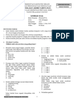 Soal PAT Prakarya Kelas 8 Paket A 2019-2020