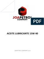 HDS Aceite Lubricante 15w 40