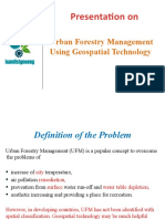 Urban Forestry Management Using Geospatial Technology: Presentation On