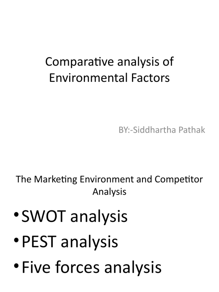 Environmental Factors Analysis Guide | PDF | Swot Analysis | Economies