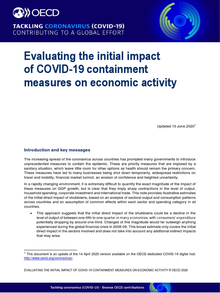 Evaluating The Initial Impact of COVID-19 Containment Measures On ...
