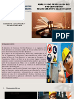 Análisis de Resolución Del Procedimiento Administrativo Sancionador