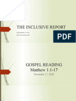 The Inclusive Report: DECEMBER 16,2020 Roilan Marlang