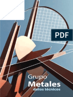 Grupo Metales Datos Tecnicos