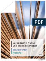 KIT Europaeische Kultur Ideengeschichte BA MA