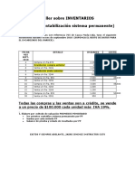 4 Taller INVENTARIOS Kardex Conta BP y ER Basico Solo Iva Sin Ret Prom Pond