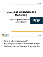 Session 3 - Skills Required For Business Analyst Profile