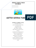 Lectio Divina Familiar-Encuentro 10