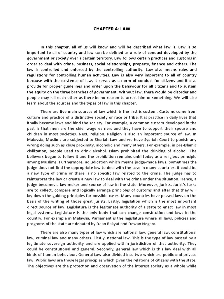 Pad 120 Chapter 4 Summary | PDF | International Law | Crime & Violence