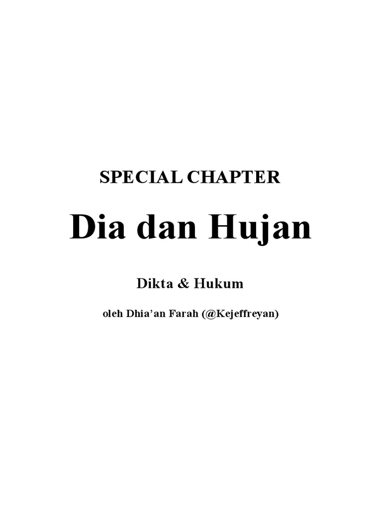 Dikta Dan Hukum Spesial Chapter PDF