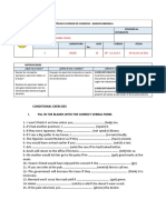 Conditional Exercises I. Fill in The Blanks With The Correct Verbal Form