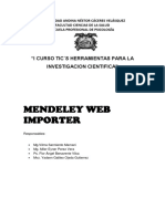 Mendeley Web Importer