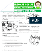 Poblamiento Del Peru para Segundo de Primaria