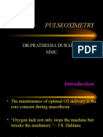 Pulseoximetry: DR - Pratheeba Durairaj MMC