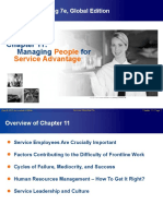 Managing For: People Service Advantage