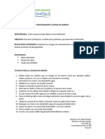 Manual de Procesos y Procedimeintos Limpieza y Desinfeccion Equip, Areas, Superficies