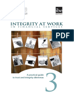 Integrity at Work: in Financial Services