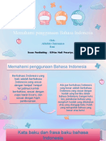 Memahami Penggunaan Bahasa Indonesia Revisi