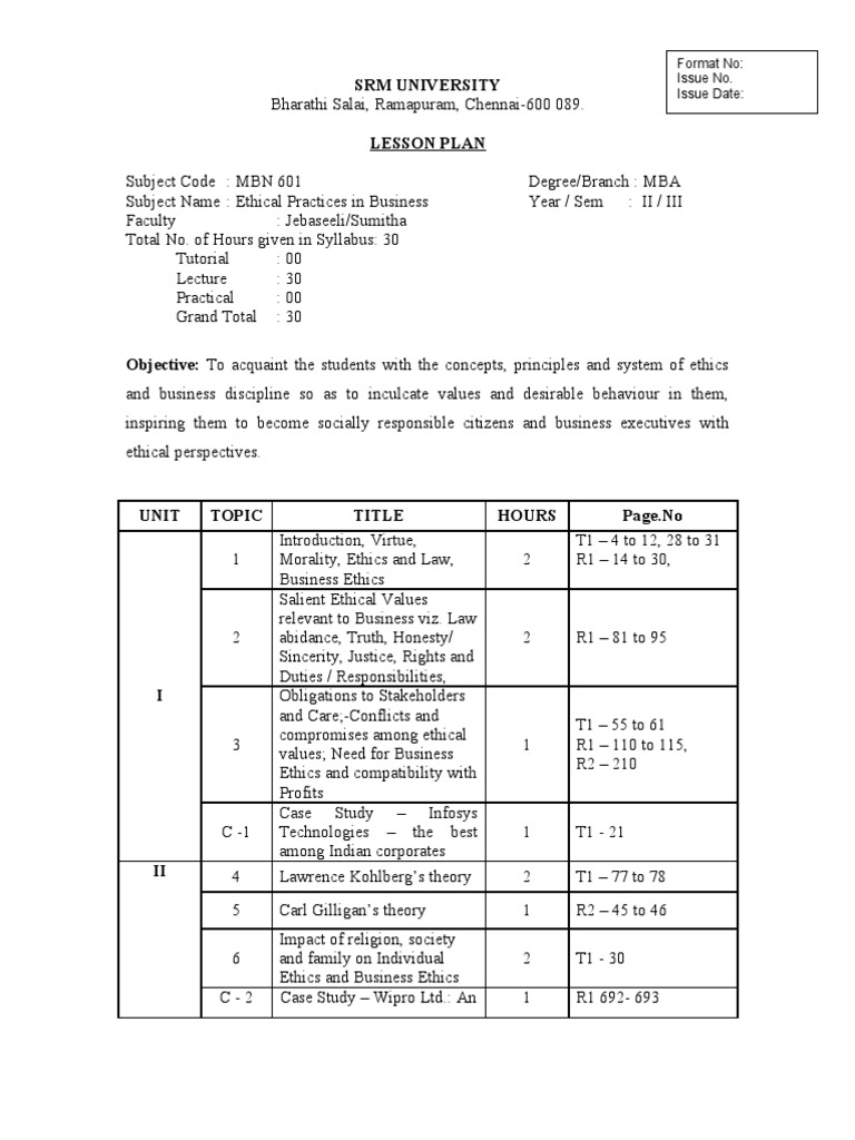 Business ethics picture
