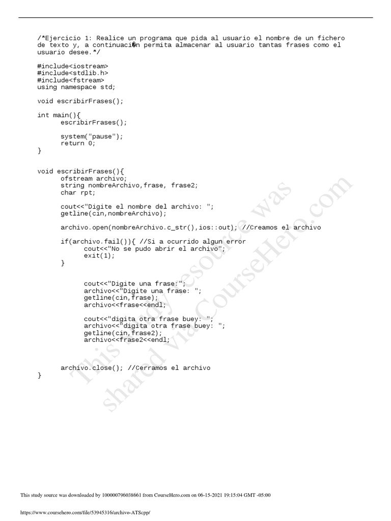 Archivo ATS - CPP | PDF | C ++ | Paradigmas de programación