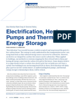Electrification - HPs & Thermal Energy Storage